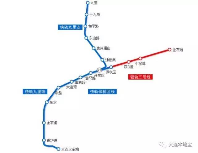 大连地铁线路图全新概览